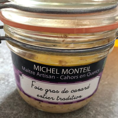 Foie gras de canard entier tradition front packaging