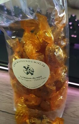Bonbons au miel et au Gâtinais front packaging