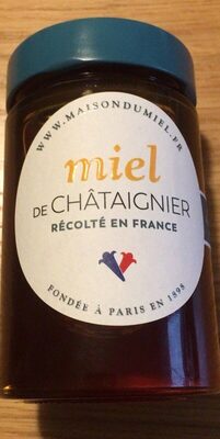 Miel de chataignier récolté en France
