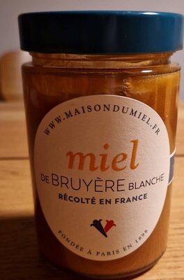 Miel de bruyère blanche récolté en France