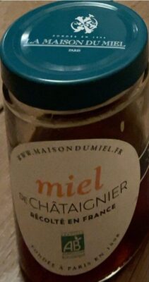 Miel de châtaigner récolté en France