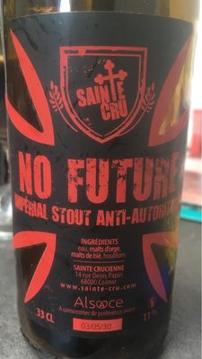 No Future front packaging