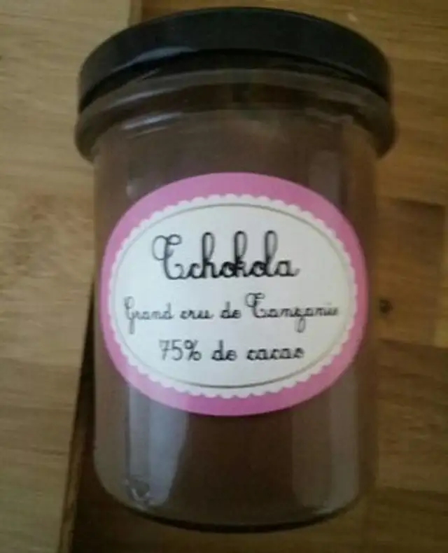 Tchokola Grand Cru De Tanzanie 75% De Cacao front packaging