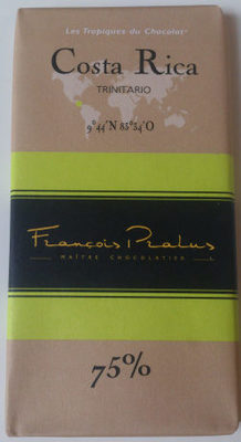 Chocolat noir 75% Trinitario Costa Rica