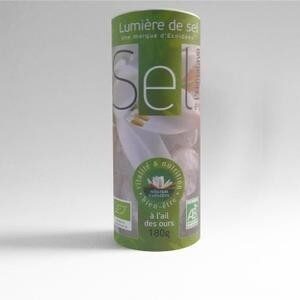 Sel de l'Himalaya fin à l'ail & ail des ours BIO - salière