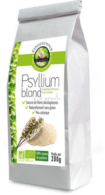 Psyllium blond BIO - sachet front packaging