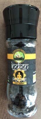 POIVRE NOIR GRAINS INDIEN MOULIN front packaging