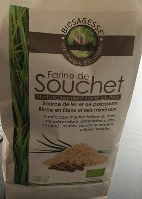 Farine de souchet front packaging