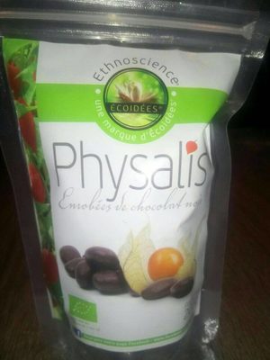 Physalis enrobés de chocolat noir