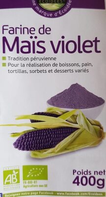 Farine de maïs violet BIO - sachet