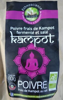 Poivre frais de Kampot fermenté et salé BIO - sachet