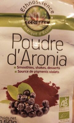 Poudre d'Aronia BIO - sachet front packaging