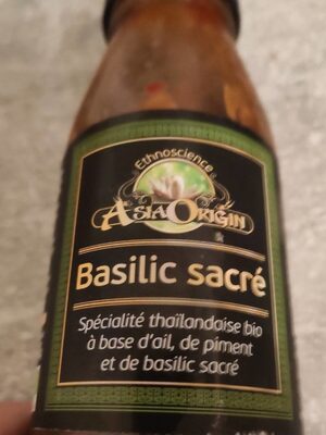 Sauce basilic sacré BIO - flacon