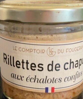 Rillettes de chapon aux échalotes confites