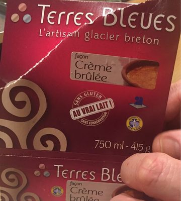 Glace crème brûlée