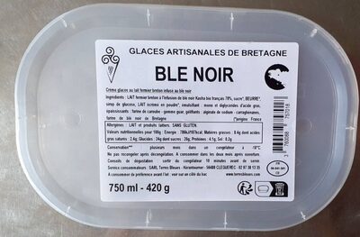 Écomiam glaces artisanales de Bretagne BLE NOIR