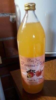 Pure jus de pomme pêche