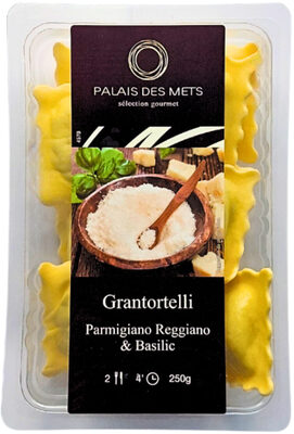 Grantortelli frais au Parmigiano Reggiano DOP et basilic