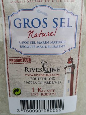 Gros sel naturel front packaging