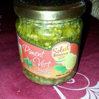 Piment vert citron front packaging