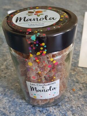 Bonbons tendres oursons manolia goût cola front packaging