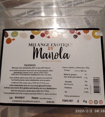 Mélange exotique MANOLA