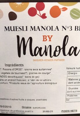 Muesli n 3 BIO