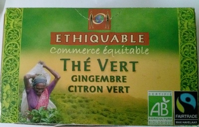 Thé vert gingembre citron