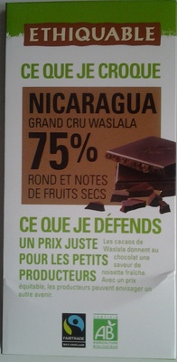 Nicaragua grand cru waslala 75%
