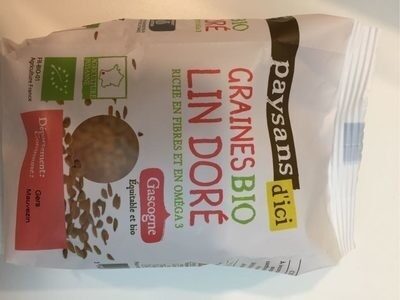 Graines BIO Lin Doré front packaging