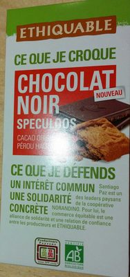 Chocolat noir speculoos