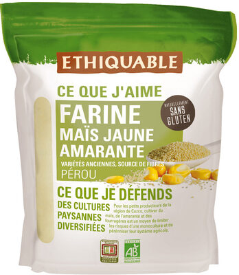 Farine de maïs jaune et d'amarante