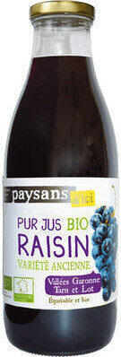 Pur jus de raisin Bio