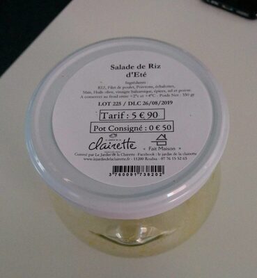 Salade de riz d'été