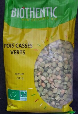 Pois cassés verts