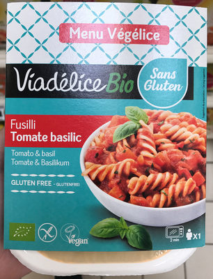 Menu Végélice Fusilli Tomate basilic