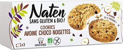 Cookies avoine choco noisettes