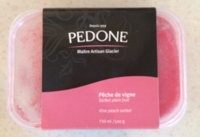 Sorbet Pêche de Vigne