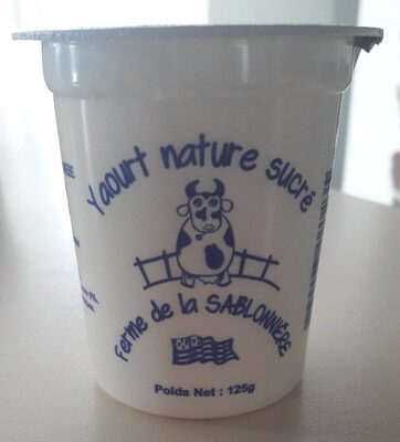 Yaourt nature sucré
