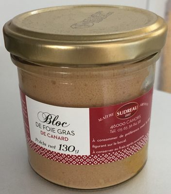 Bloc de foie gras de canard