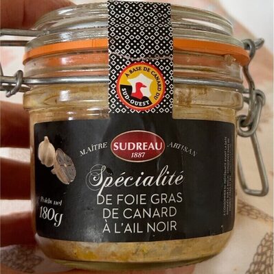 Spécialité de foie gras de canard a l’ail noir