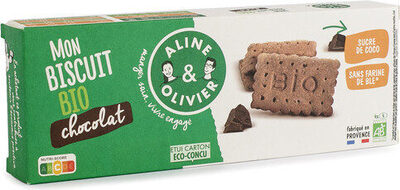 Mon biscuit BIO Chocolat front packaging