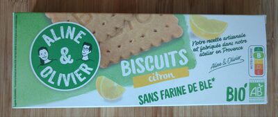 Mon biscuit bio citron front packaging