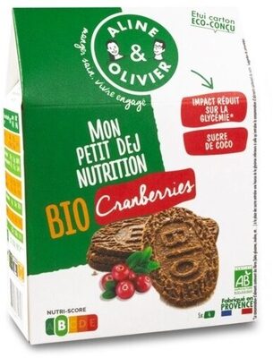 mon petit dej nutrition bio cranberry