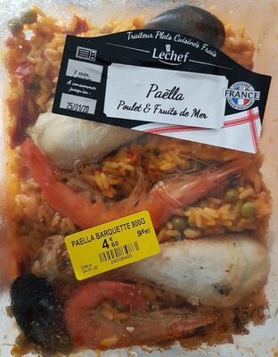 Paëlla, poulet & fruits de mer