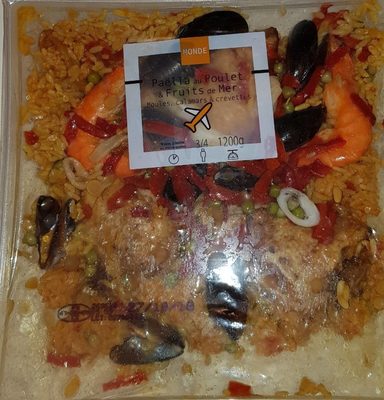 Paëlla au Poulet et aux Fruits de Mer