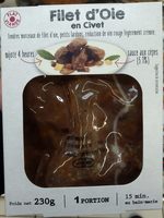 Filet d'oie en civet