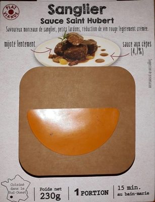 Sanglier sauce saint hubert front packaging