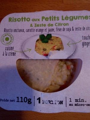 Risotto aux petits légumes & zeste de citron