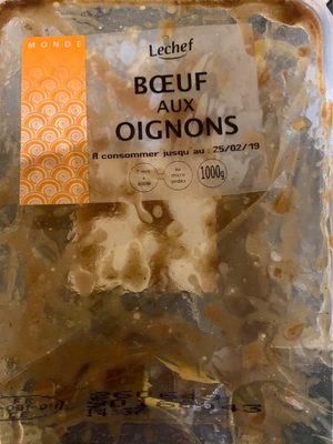 Boeuf au oignons